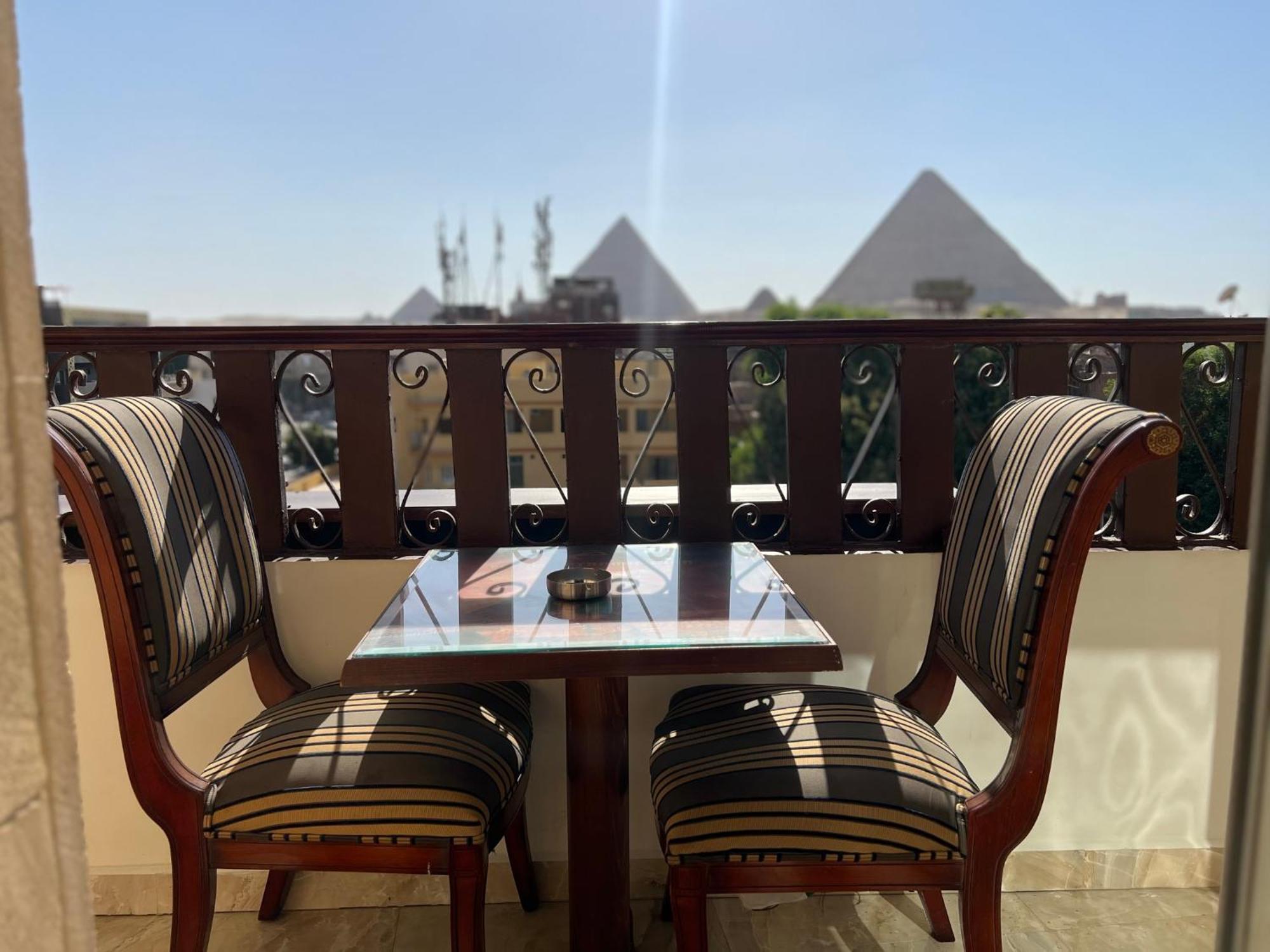 El Aida Pyramids View Hotel Kafret el-Gabal Exterior foto