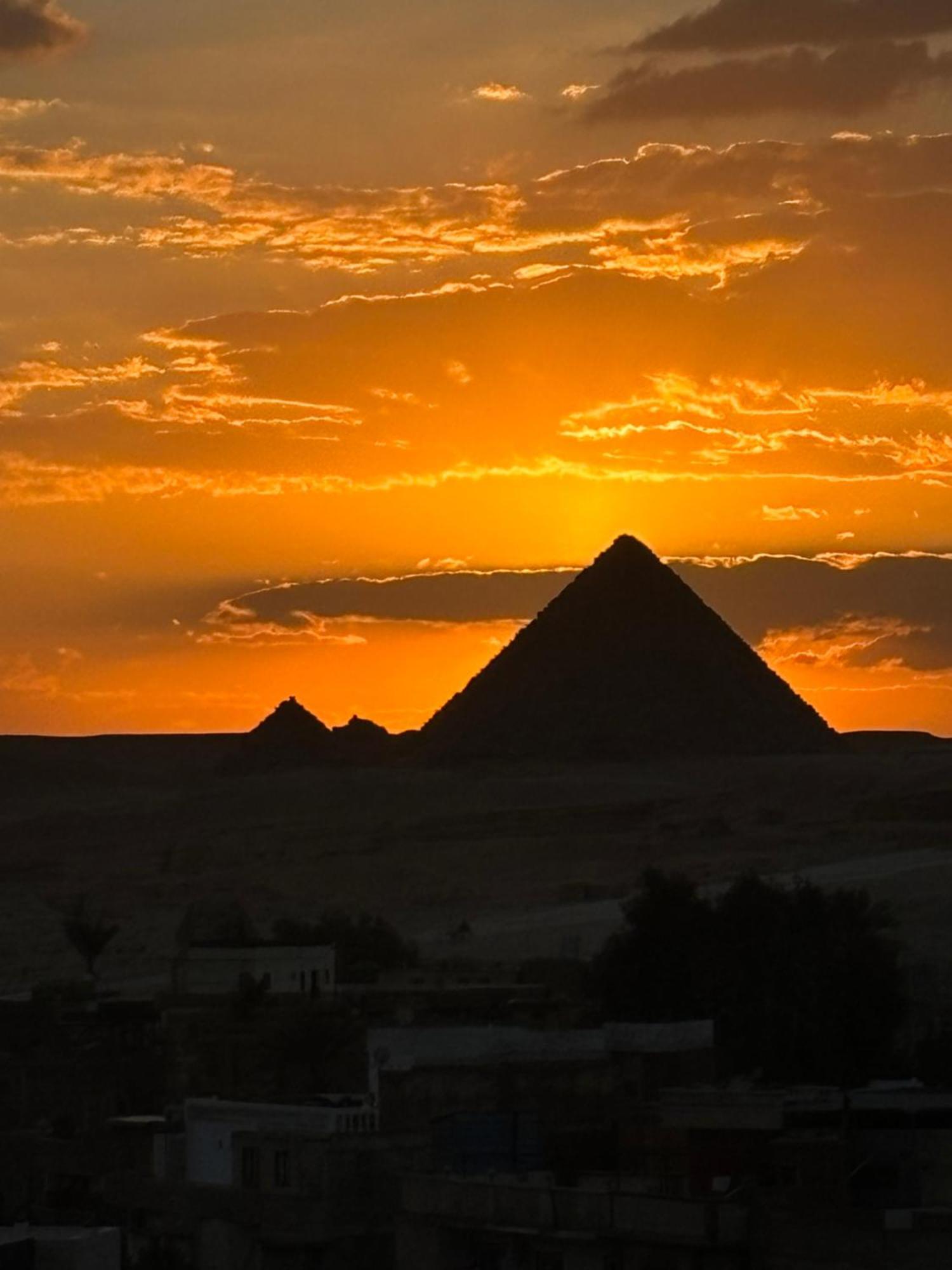 El Aida Pyramids View Hotel Kafret el-Gabal Exterior foto