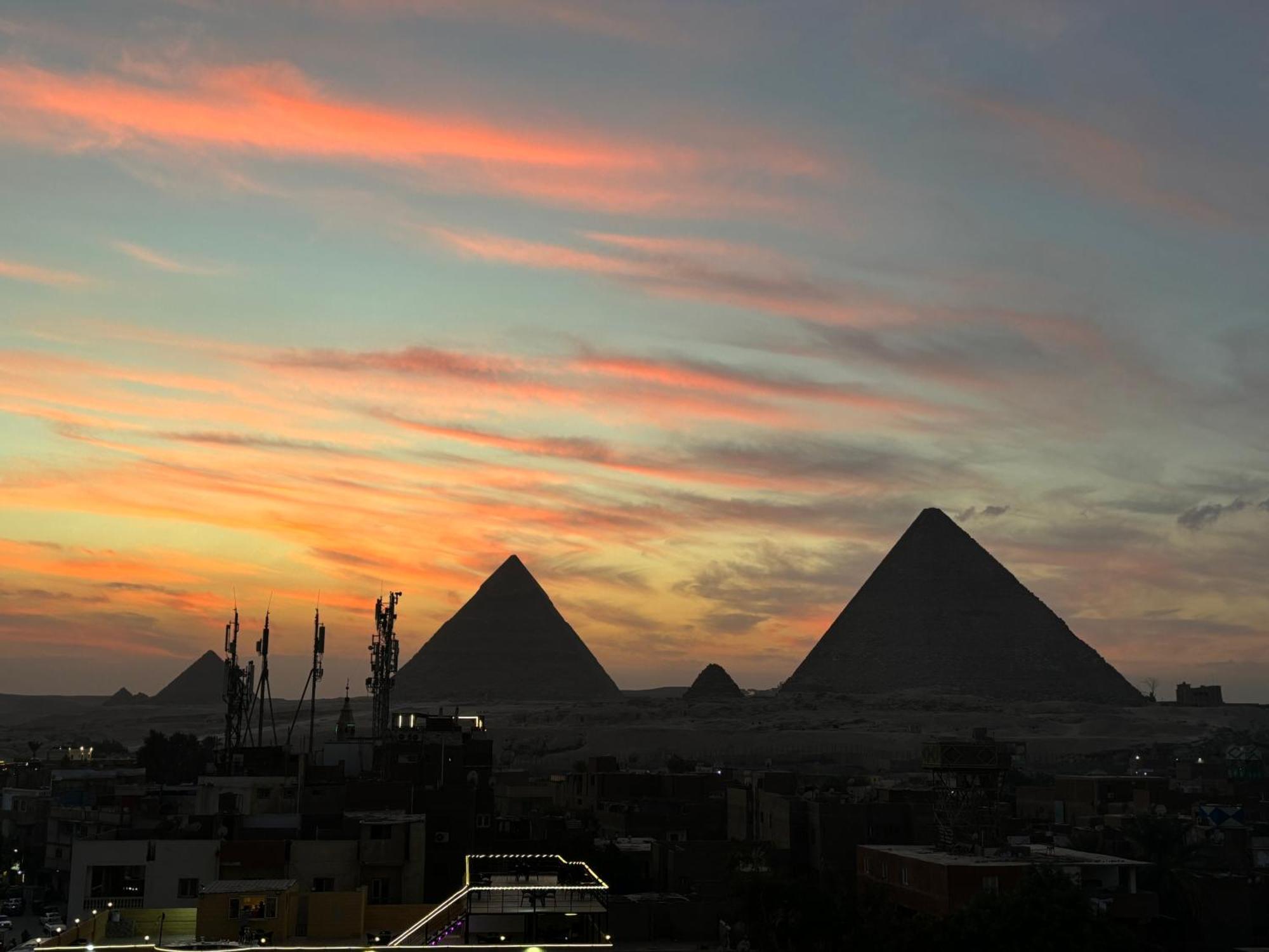 El Aida Pyramids View Hotel Kafret el-Gabal Exterior foto