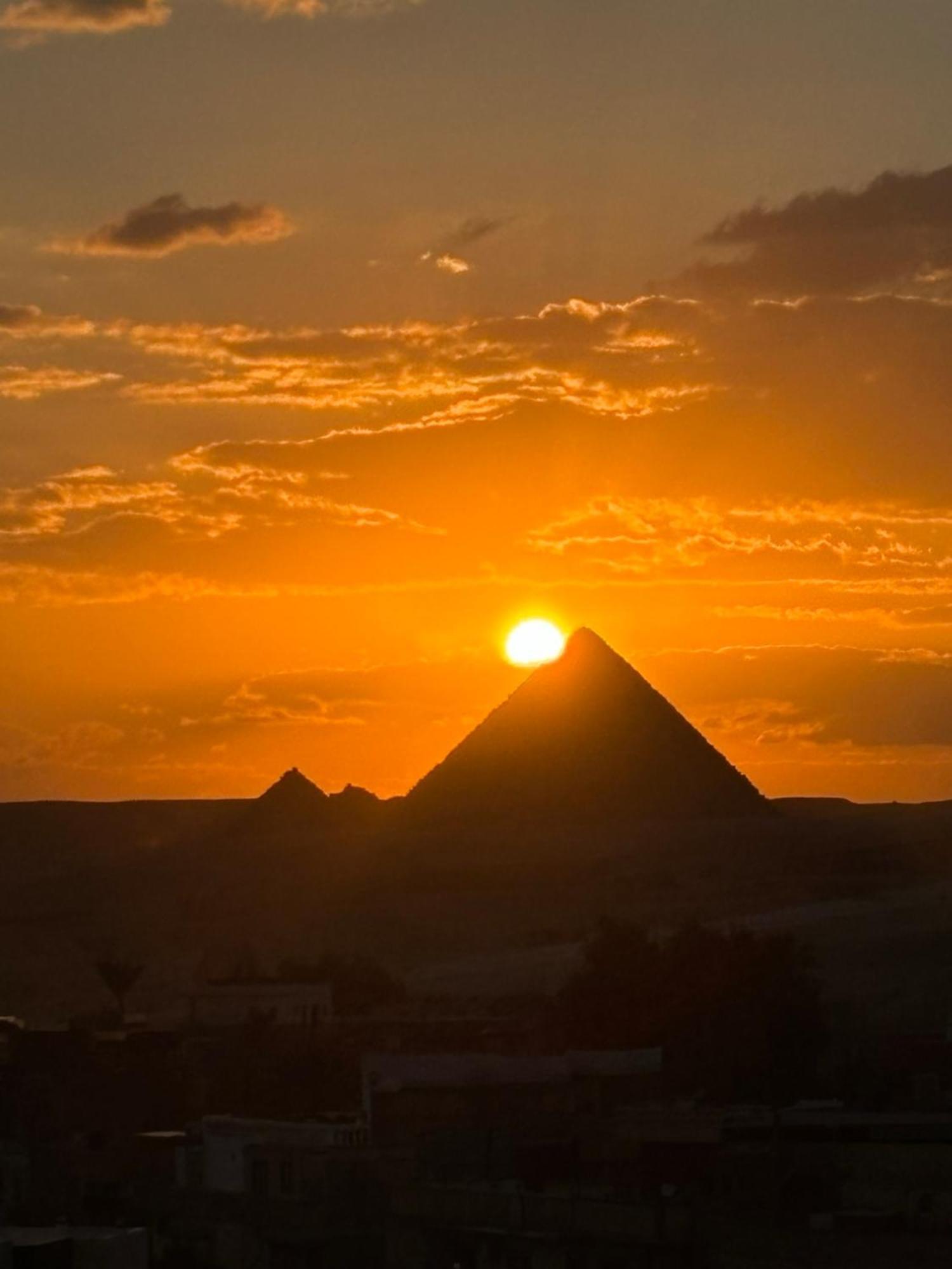 El Aida Pyramids View Hotel Kafret el-Gabal Exterior foto